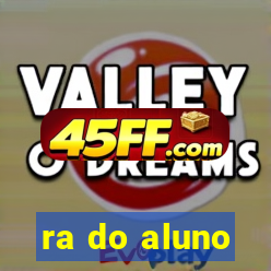 ra do aluno